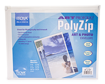 Itoya PolyZip Clear Envelope 8x10