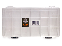Hawk 18 Compartment Plastic Storage Box