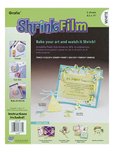 Grafix Shrink Film 8.5x11 White 6/Pack