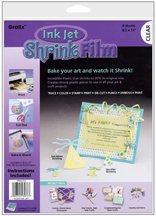Grafix Inkjet Shrink Film 8.5x11 Clear 6/Pack