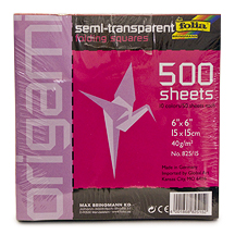 Folia Origami 6x6 Semi-Transparent 500/Pack