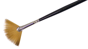 Escoda Tame Synthetic Sable LH Brush Fan #2