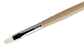 Escoda White Bristle LH Brush Bright #20