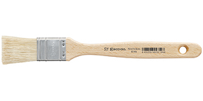 Escoda Natural Single Thick Varnish Brush Flat #12