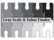 Gray Scale & Value Finder 4"x6"