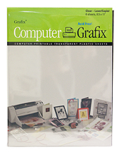 Grafix Laser Transparency Film 8.5x11 Pack/6