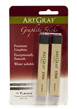 ArtGraf Water Soluble Graphite Sticks Pack of 2