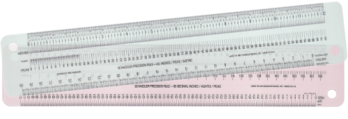 Schaedler Precision Rule 12" Double Pack