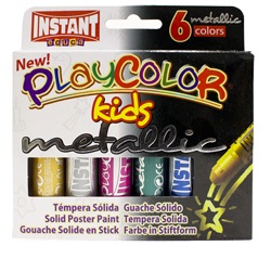 Playcolor Metallic Poster Paint Set of 6