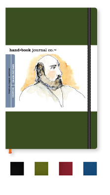 Travelogue Journal – Large Portrait 5.5 x 8.25 in. – Ivory Black