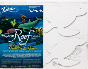 Wyland Reef Series Canvas Kit - Turtles