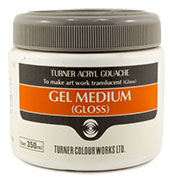Turner Acryl Gloss Gel Medium – 350mL