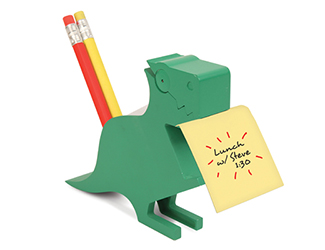 Kikkerland Dino Pen & Memo Holder