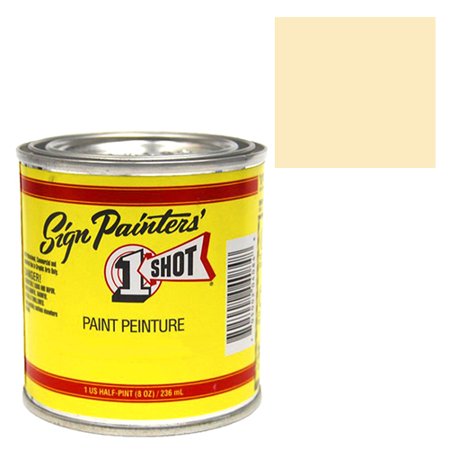 1-Shot Sign Painters' Lettering Enamel 8oz - Ivory