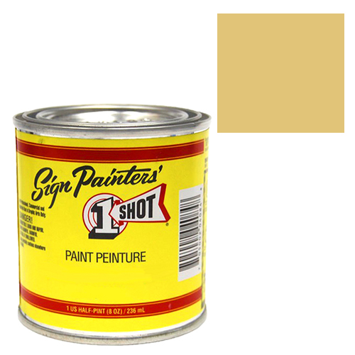 1-Shot Sign Painters' Lettering Enamel 8oz - Tan