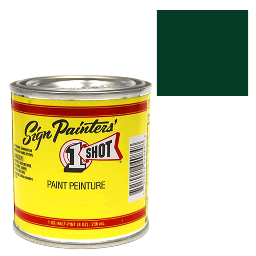 1-Shot Sign Painters' Lettering Enamel 8oz - Dark Green