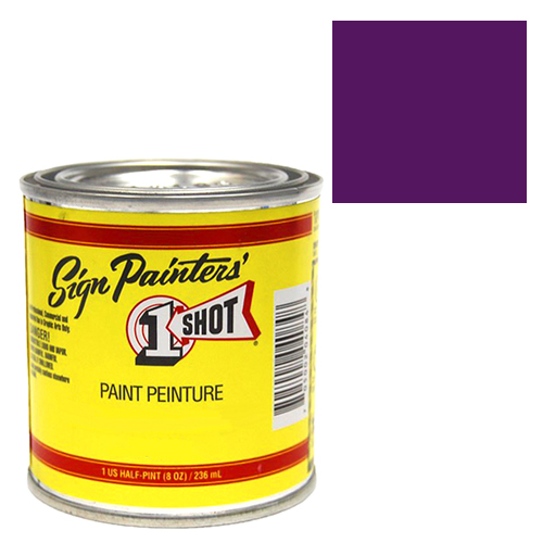 1-Shot Sign Painters' Lettering Enamel 8oz - Purple