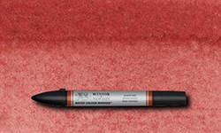 Winsor & Newton Water Colour Marker - Burnt Red